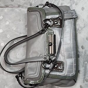 Coach 2011 Kristin Spectator Leather Flap Satchel Like NEW